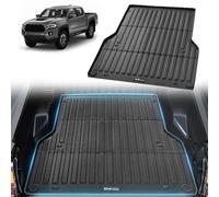 VEVOR Truck Bed Mat, Compatible with 2005-2023 Toyota Tacoma, TPE Truck Bed Liner Mat Fits for 5 FT Bed, Thick and Heavy-Duty Bed Mat Car Accessories for All-Weather Protection, Prevent Slipping