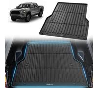 VEVOR Truck Bed Mat, Compatible with 2005-2023 Toyota Tacoma, TPE Truck Bed Liner Mat Fits for 5 FT Bed, Thick and Heavy-Duty Bed Mat Car Accessories for All-Weather Protection, Prevent Slipping