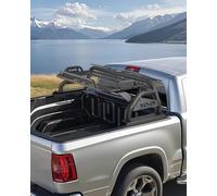 VEVOR Truck Bed Roll Bar, Universal Adjustable Sport Bar Chase Rack, with Luggage Rack for Full-Size Pickup, Carbon Steel Construction with Extension Light Bracket, Rust-resistant Coating