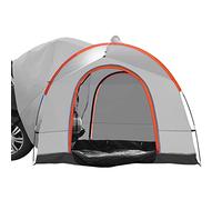 VEVOR SUV Camping Tent, 8'-8' SUV Tent Attachment for Camping with Rainfly and Carry Bag, Waterproof PU2000mm Double Layer Truck Tent, Accommodate 6-8 Person, Rear Tent for Van Hatch Tailgate