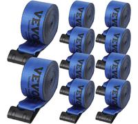 VEVOR Truck Straps Winch Straps 4" x 30' with Flat Hook for Towing 10 Pack Blue