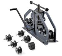 Vevor Tube Roller Bender, Max 1-1/2" Manual Tube Pipe Roller Bender With 6 Dies, 360 Degree Copper Aluminum Pipe Bending