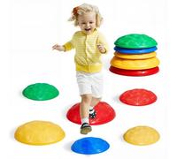 VEVOR Turtle Balance Stepping Stones, 6 PCS, Up to 220 lbs Kids Turtle Jumping Stones Steps Stones, Toddler Obstacle Course Coordination Game Toys Indoor or Outdoor Play for Children Aged 3 4 5 6 7 8+