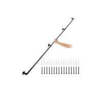 Vevor TZBGSLTFSGYG9VDEUV0 9 ft. Pipe Stair Handrail, Black