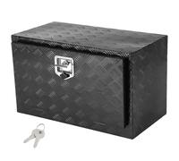 VEVOR Underbody Truck Box, 36" x 17" x 18" Pickup Storage Box, Heavy Duty Aluminum Diamond Plate Tool Box with Lock and Keys, Waterproof Trailer Storage Box with T-Handle Latch for Truck, Van, Trailer
