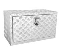 VEVOR Underbody Truck Box, 760×355×405 mm Pickup Storage Box, Heavy Duty Aluminum Diamond Plate Tool Box with Lock and Keys, Waterproof Trailer Storag