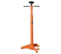 VEVOR Underhoist Support Stand, 3/4 Ton Capacity Under Hoist Jack Stand, Lifting from 38.4 to 75.4 in, Bearing Mounted Spin Handle, Self-Locking Threaded Screw, Two Wheels, Support Vehicle Components