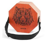 VEVOR Unique Cajon Box Drum, with Internal Guitar Strings, Portable Wooden Percussion Box, Birch Wood Drum Musical Instrument with Adjustable Strap, for Beginners & Professionals, 11.6 x 11.6 x 4 in