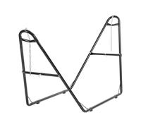VEVOR Universal 2 Person Hammock Stand, Adjustable Heavy Duty 550 lbs Capacity Hammock Stand Fits 8-13 ft Hammocks for Outdoor and Indoor Portable Hammock Stand with Chain, Hook, and Carrying Bag