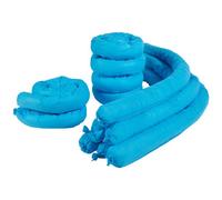 VEVOR Water Absorbing Snake 20 Gal Capacity, 3" x 47.24" Mildew-Resistant Spill Control Sock, 12 pcs, Blue