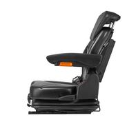 Vevor Universal Forklift Seat, Tractor Suspension Seat With Adjustable Back, Armrest, Headrest & Safety Belt