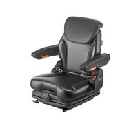 VEVOR Universal Forklift Seat, Tractor Suspension Seat with Adjustable Back, Armrest, Headrest & Safety Belt, Secure Fold Down Tractor Seat with Micro Switch, Lawnmower Seat for Skid Loader Bulldozer