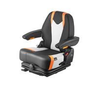 VEVOR Universal Forklift Seat Fold Down Tractor Suspension Seat Adjustable Back
