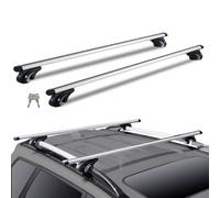 VEVOR Universal Roof Rack Crossbar 135.1 cm Length for Vehicle w/ Raised Side Rail