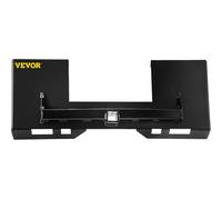 VEVOR Universal Skid Steer Mount Plate 1/4" Thick Skid Steer Plate Attachment 3000LBS Weight Capacity Quick Attach Mount Plate Steel Adapter Loader Ea