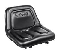 VEVOR Universal Tracor Seat, Lawn Mower Seat with Micro Switch and Drainage Holes, 6.3-13.4 inch Extended Slot Tractor Seat for Tractor Loader Excavator