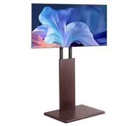 VEVOR Universal TV Stand, Table Top TV Stand for 32-70 inch Screens, Swivel and Height Adjustable TV Mount Stand Holds up to 99 lbs with Power Strip,