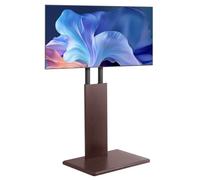 VEVOR Universal TV Stand, Table Top TV Stand for 32-70 inch Screens, Swivel and Height Adjustable TV Mount Stand Holds up to 99 lbs with Power Strip, for Living Room, Bedroom, MAX VESA 600 x 400 mm