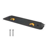 VEVOR Upgraded Rubber Threshold Ramp, 2.5 cm Rise Wheelchair Ramp Doorway, Natural Curb Ramp Rated 15000 kg Load Capacity, Non-Slip Textured Surface R