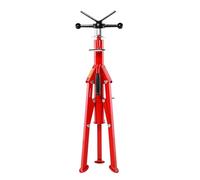 VEVOR V Head Pipe Stand Adjustable Height 28-52 Inch, Pipe Stands 2500 LB. Capacity, Folding Portable Pipe Stands 1/2 to 12 Inch Pipe Supporting, Steel Pipes Stand