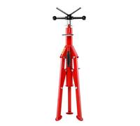 VEVOR V Head Pipe Stand Adjustable Height 71.1-132.1 cm 2500lbs Pipe Jack Stands Folding Portable High Folding Pipe Stand with V Head Fold A Trailer J