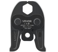 VEVOR V28 Pressing Jaw, 28mm Press Jaw for V-Type Stainless Steel Pipes, High-Strength Carburized Steel Crimping Jaws Compatible with Standard Press T