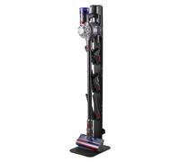 VEVOR Vacuum Stand, Compatible with Dyson G5 V15 V12 V11 V10 V8 V7 V6 Series Upright Vacuums Cleaners & Accessories, Stable Vacuum Stand Holder with 6 Hooks and Non-Slip Footpads, Black