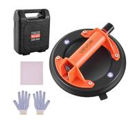 VEVOR Vacuum Suction Cup, 203 mm Vacuum Glass Lifter with ABS Handle, 180 kg Max Lifting Capacity Tile Suction Cup Tool with Carrying Case for Lifting Large Tile, Granite, Drywall, Windows (1-Pack)