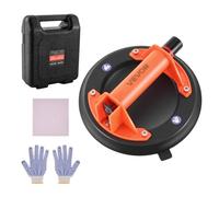 VEVOR Vacuum Suction Cup, 203 mm Vacuum Glass Lifter with ABS Handle, 180 kg Max Lifting Capacity Tile Suction Cup Tool with Carrying Case for Lifting