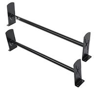 VEVOR Van Roof Ladder Rack, 2 Bars Alloy Steel Roof Racks, 227 KG Capacity Roof Rack, Adjustable Length 910-1330 mm, Van Ladder Rack Compatible with Chevrolet Express, GMC Savana, etc