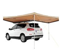 VEVOR Vehicle Awning 270 Degree, 8.2' Height Retractable Car Side Awning, PU3000mm UV50+ Car Awning with Waterproof Storage Bag, Suitable for Truck, S