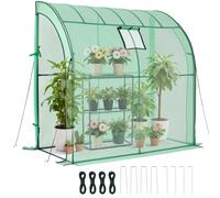 VEVOR Walk-in Greenhouse Portable Green House Outdoor 3-Tier Shelf PE Cover