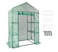 VEVOR Walk-in Greenhouse Portable Green House with Shelves 4.6 x 2.4 x 6.7 ft