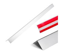 VEVOR Wall Edge Guards, 50 x 50 x 1217 mm, Pack of 10 Angle Profile, Stainless Steel Corner Protectors, Wall Protector, with 3M Adhesive Tape, 90 Degree Angle, Ideal for Home, Office & Public Spaces