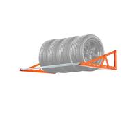 VEVOR Wall Mounted Tire Rack, 31" - 56" Adjustable Tire Rack, Q235 Heavy-Duty Steel Tire Storage Rack for R14-R20 inch Standard Tires, Max 400lbs Load Capacity, Ideal for Garage Workshop Repair Shop