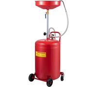 VEVOR Waste Oil Drain Tank Portable Oil Drain 20 Gallon Air Operate Drainer