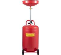 Vevor Waste Oil Drain Tank 20 Gallon Portable Oil Drain Air Operated Drainer Oil Change, With Pressure Regulating Valve
