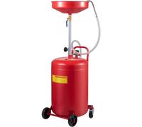 VEVOR Waste Oil Drain Tank Portable Oil Drain 20 Gallon Air Operate Drainer