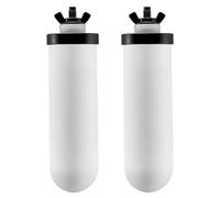 VEVOR Water Filters Replacement, Purification Elements, Ceramic Replacement Filters, Easy to Replace Water Filter, Gravity Water Filter System, Compatible with Most Brands, Pack of 2, White