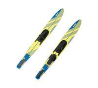VEVOR Water Skis 170.2 cm / 67 inch, Water Ski with X-9 Adjustable Horseshoe Bindings & Padded Rear Toe Plate, High-Gloss UV Coating Waterskis Combo for Adults Up to 136 kg