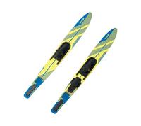 VEVOR Water Skis 170.2 cm / 67 inch, Water Ski with X-9 Adjustable Horseshoe Bindings & Padded Rear Toe Plate, High-Gloss UV Coating Waterskis Combo for Adults Up to 136 kg