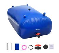 VEVOR Water Storage Bladder, 142.7 Gallon (540L) Water Storage Container Tank, 1000D PVC Large Capacity Soft Bag Bladder, Foldable Portable for Garden