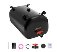 VEVOR Water Storage Bladder 29.85 Gal PVC Collapsible Portable Water Tank Black