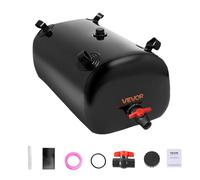 VEVOR Water Storage Bladder, 29.85 Gallon (113L) Water Storage Container Tank, 1000D PVC Thickened Soft Bag Bladder, Collapsible Portable for Garden Irrigation, Camping, RVs, Emergency Use - Black