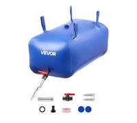 VEVOR Water Storage Bladder 30 Gallon Large Capacity Water Bag, Portable & Collapsible Soft Waters Container, Leakproof & Tear-Resistant PVC Emergency Waters Storage Tank for RV Truck & Outdoor Use