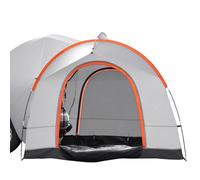 VEVOR Waterproof PU2000mm Spacious Double Layer Design, SUV Camping Tent with Shade Awning and Mesh Windows, Includes Rainfly and Storage Bag