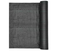 Vevor Weed Barrier, 2 X 50M Weed Barrier Fabric, 100G Ground Cover Weeds Barriers With Tightly Woven Pp Fabric