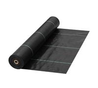 VEVOR Weed Barrier, 5.8oz Landscape Fabric, 4ft x 300ft Cover Mat Heavy Duty Woven Grass Control Geotextile for Garden, Patio, Black