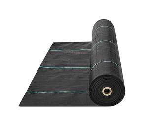 VEVOR Weed Barrier Landscape Fabric, 6*300FT Heavy Duty Garden Weed Fabric, Woven PP Weed Control Fabric, Driveway Fabric, Geotextile Fabric for Landscaping, Ground Cover, Weed Blocker Weed Mat, Black