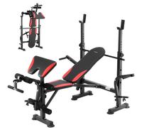VEVOR Weight Bench, Multi-Functional Adjustable Weight Bench Press for Full Body Workout, 660lbs Exercise Sit up Bench for Home Gym Strength Training, Flat Bench with Quick Folding & Fast Adjustment